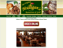 Tablet Screenshot of originalmulligans.com